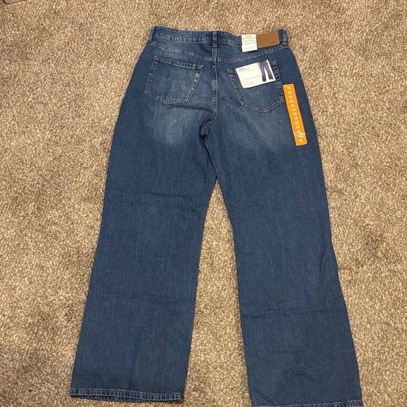 Aeropostale AERO Wide Leg Stretch Jeans Women’s Size 12 Mid Rise 32” Inseam NWT - Picture 2 of 3